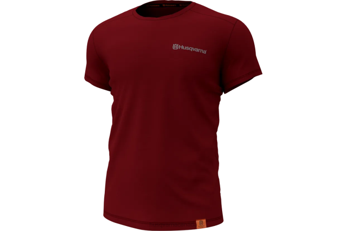 Apparel Husqvarna TR D Red Short Sleeve Shirt 0DRX339