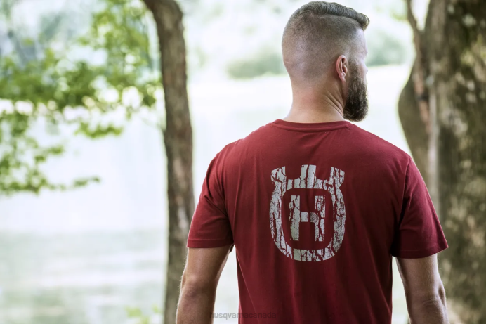 Apparel Husqvarna TR D Red Short Sleeve Shirt 0DRX339