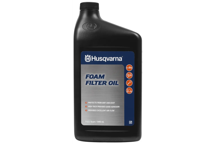 Tools Husqvarna Foam Air Filter Oil - Case of 12, 1-quart bottles 0DRX304