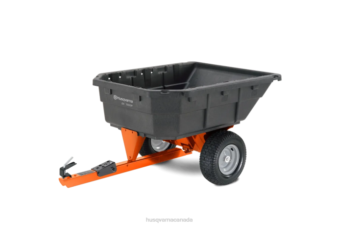 Tools Husqvarna 12.5 cu. ft. Poly Swivel Utility Dump Cart 0DRX433