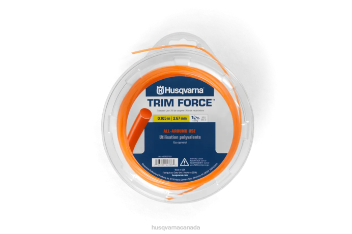 Tools Husqvarna TrimForce Round Trimmer Line 0DRX550