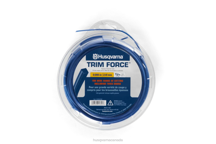 Tools Husqvarna TrimForce Square Trimmer Line 0DRX551